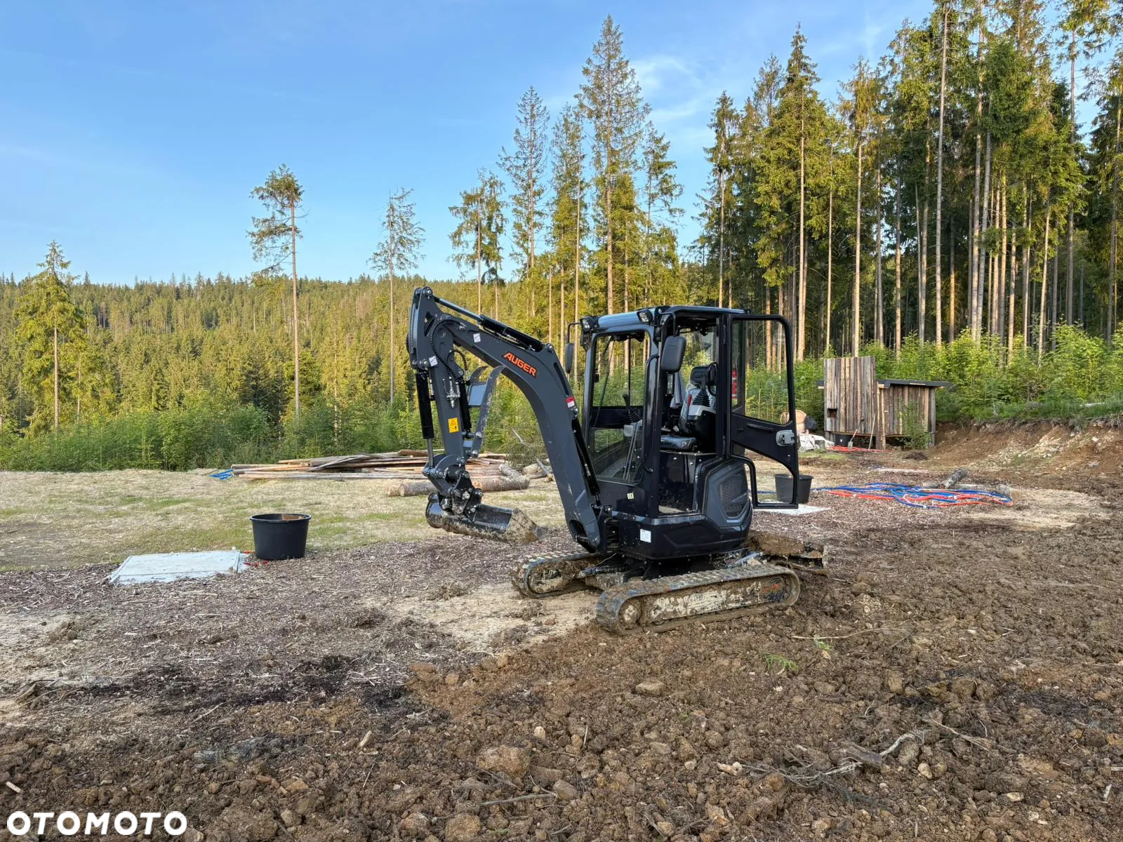 Inny NOWA MINIKOPARKA AUGER 25, WAGA 2100 KG, KUBOTA silnik - 2