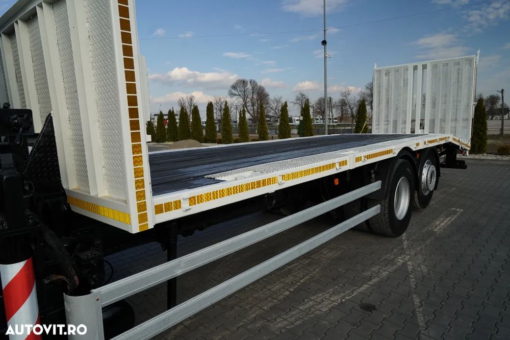 MAN TGS 26.360 / 6X2 / REMORCA AUTO + FASSI F 190A.22 / COMANDE HIDRAULICE / TROLIU / - 10