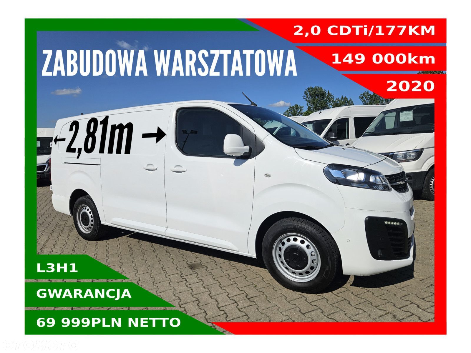 Opel Vivaro Long *69999zł NETTO* 2,0 CDTi/177KM - 1