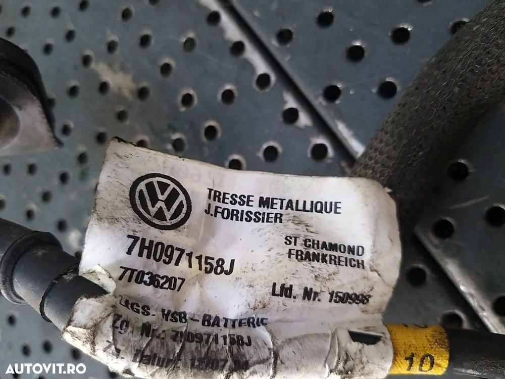 Cablu baterie minus 1.9 tdi vw transporter t5 7h0971158j - 2