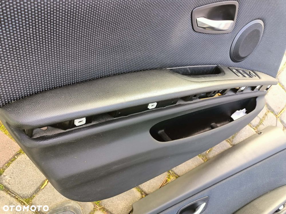 Boczek boczki przód przednie Europa BMW E90 E91 Mpakiet Alcantara HiFi głośniki - 2