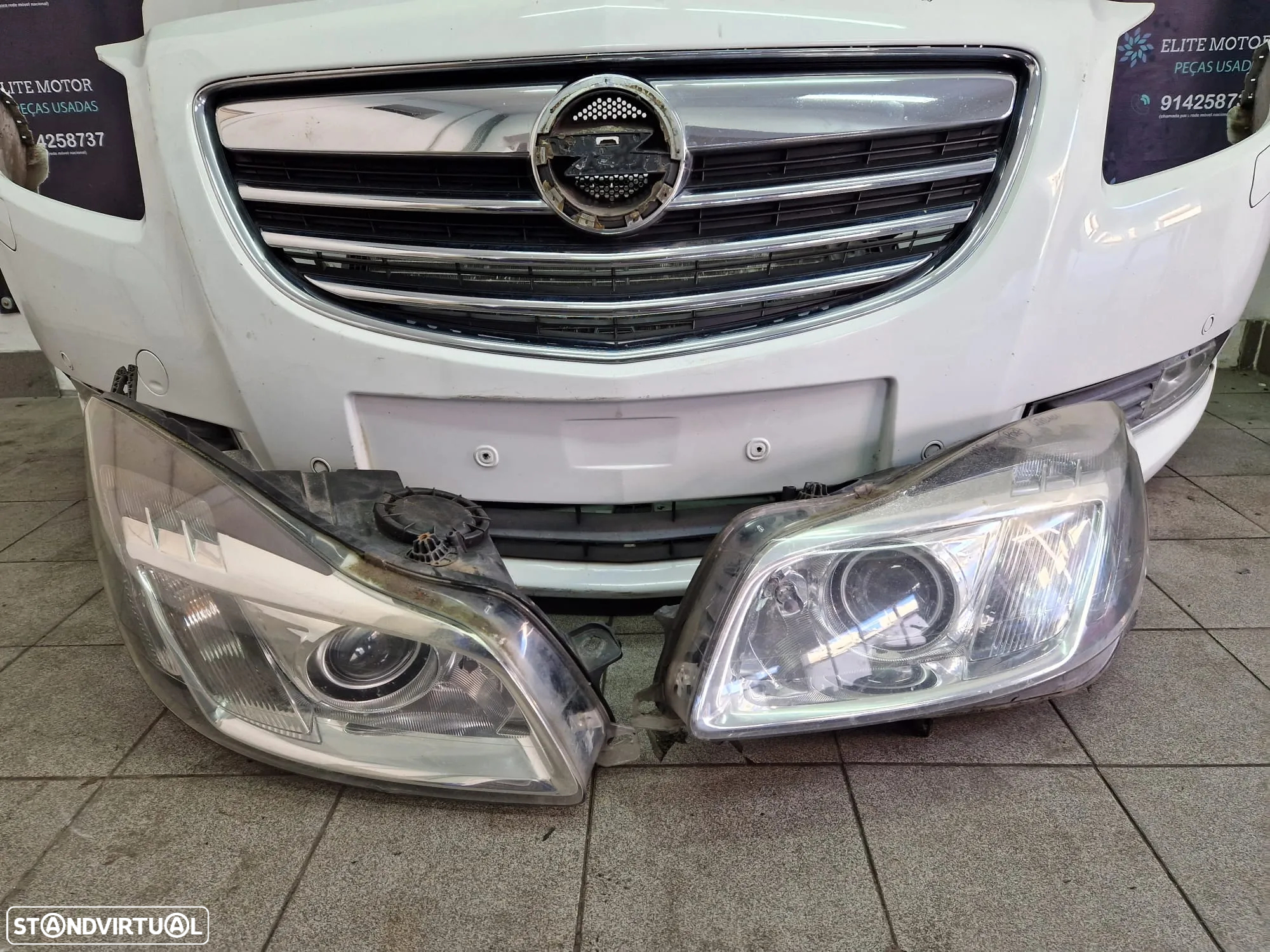 Frente completa usada OPEL INSIGNIA G09 SPORT XENON 2.0 CDTI capot parachoques guardalamas oticas radiadores - 6