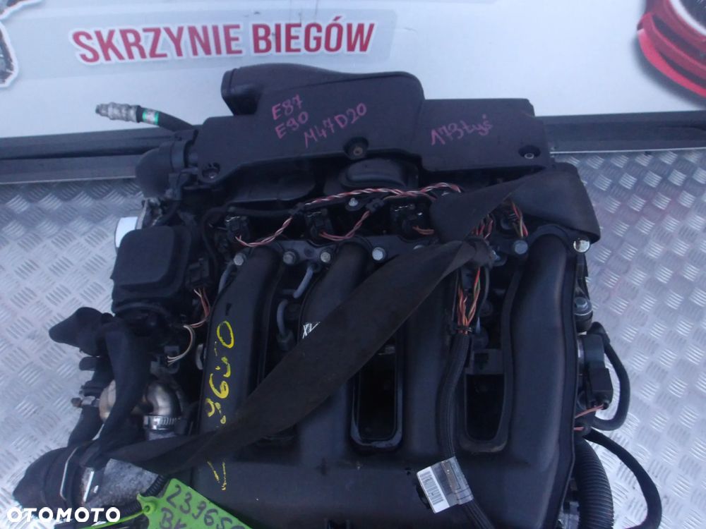 SILNIK KOMPLETNY BMW E90 E87 2.0D M47D20 173 TYS - 2