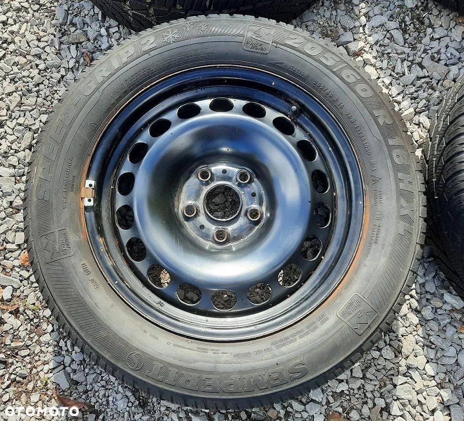 4x koła felgi opony zima Volkswagen Sharan Tiguan Seat Alhambra Skoda Audi Semperit Speed-Grip 2 205/60/16 H XL 205/60R16 5x112 - 2