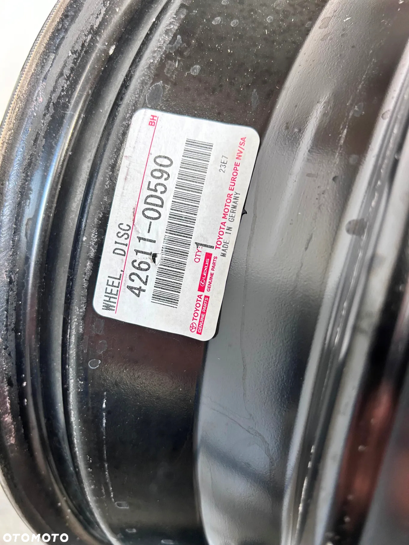 4 FELGI STAL. TOYOTA YARIS 3 III , KIA RIO 15'' 5J ET39 - 7