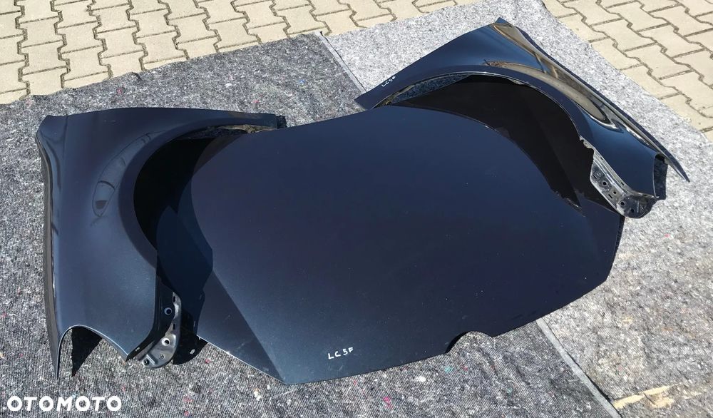 VW Golf VI Kombi maska pokrywa silnika błotnik prawy lewy LC5F - 2