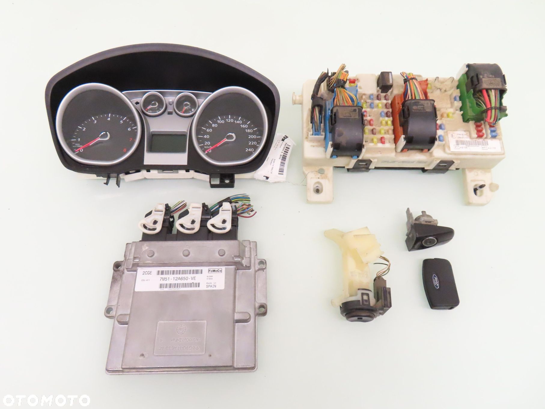 STACYJKA STEROWNIK FORD FOCUS MK2 II  LIFT 1.8 7M5112A650VE 8V4T10849EJ - 1