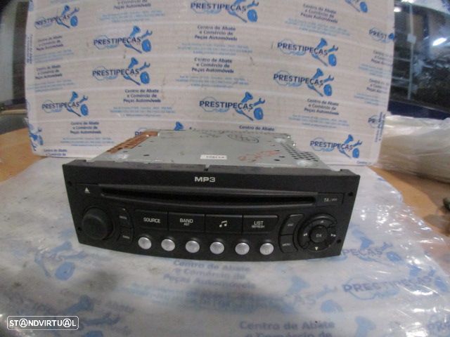Radios 96643699XT00 PEUGEOT  207 CC A7 2008 1.6HDI 110CV 2P PRETO ORIGINAL RD4 N2M02 - 1