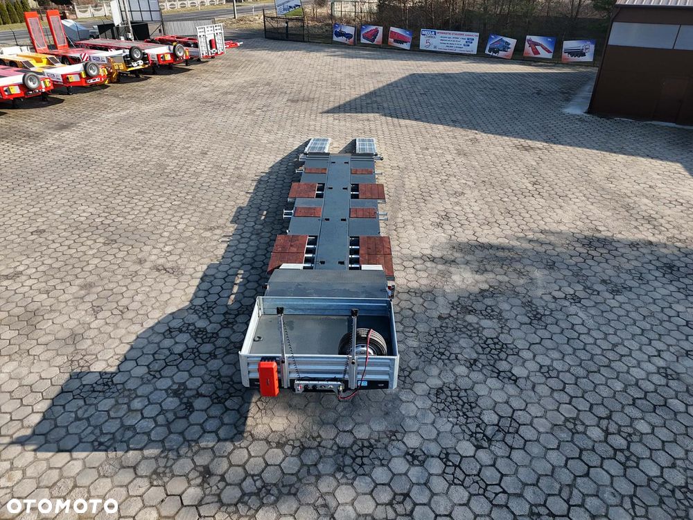 Inny 4 OSIOWA NACZEPA NISKOPODWOZIOWA Z ZAGŁĘBIENIAMI NA KOŁA! NAJAZDY HYDRAULICZNE - 9