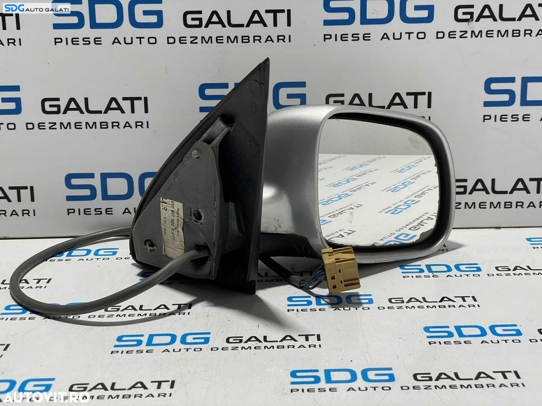 Oglinda Dreapta Electrica Skoda Fabia 1 2000 - 2007 Cod 6Y1857502R [L2884] - 3