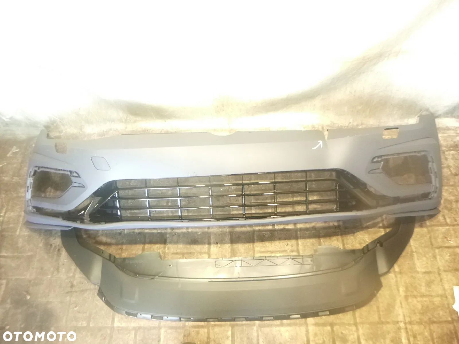 volkswagen golf vii 7 r line lift spoiler zderzaka osłona pod zderzak  przód nowy przedni - 1