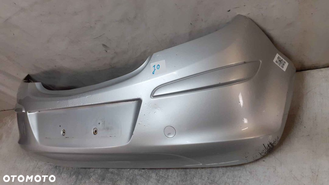 ) ZDERZAK TYŁ TYLNY DO OPEL CORSA D Z157 SREBRNY 3D 3 DRZWI HB WGNIOT !!! - 3