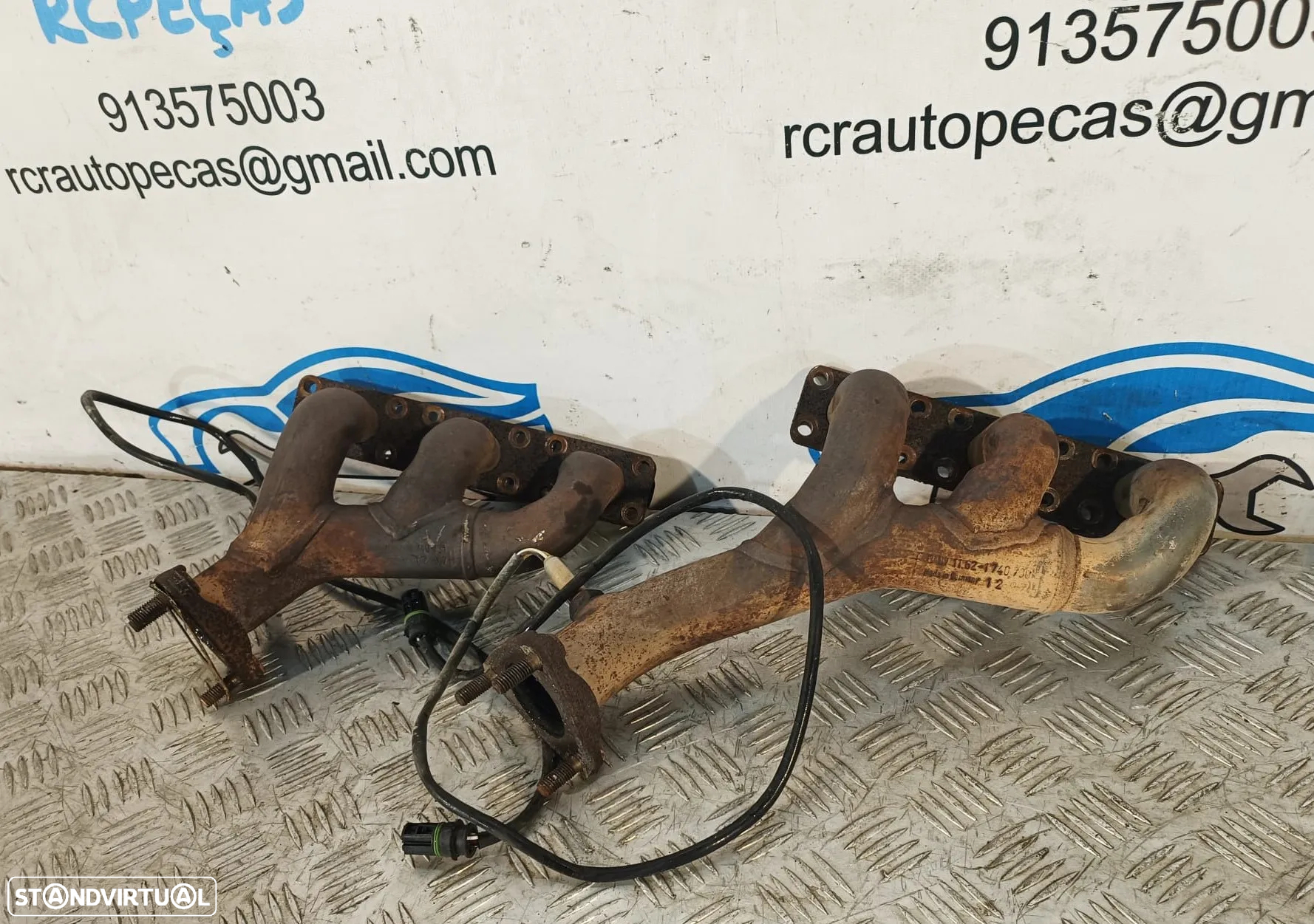 COLETOR ESCAPE INOX SONDA LAMBDA BMW SERIE 3 E36 COUPE 323i 24V 170CV M52B25 256S4 11621740730 1740730 SERIE 3 E46 323CI 323i SERIE 5 E39 Z3 E36 - 3