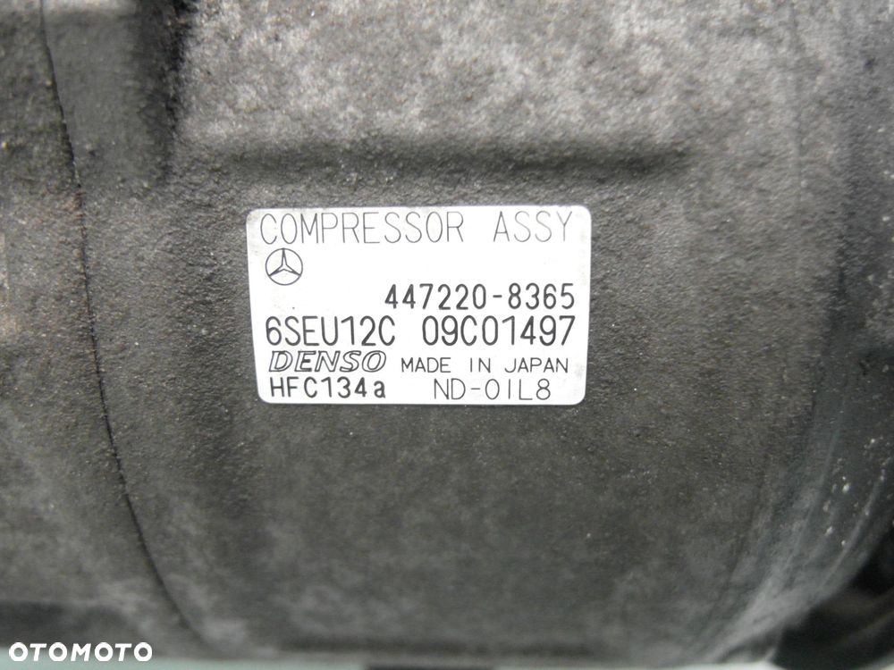 KOMPRESOR KLIMATYZACJI MERCEDES W168 1.6 4472208365 A0002307911 - 9