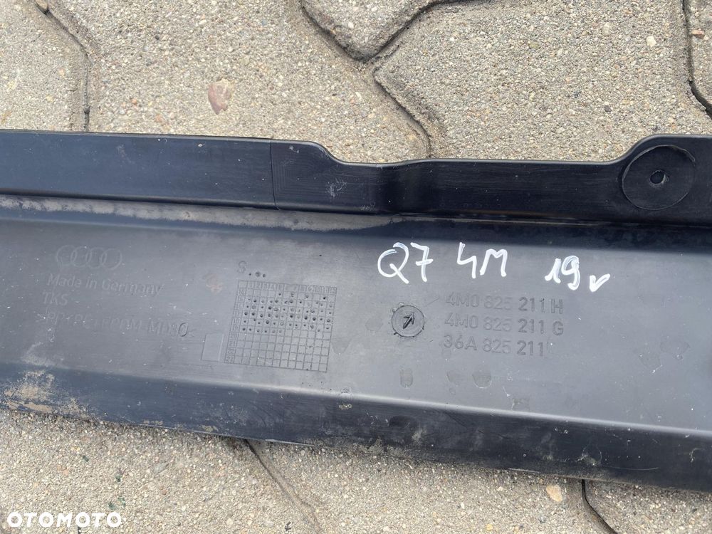 AUDI Q7 4M 4M0825211H LEWY PRÓG OSŁONA PODWOZIA LEWA ORYGINAŁ - 3