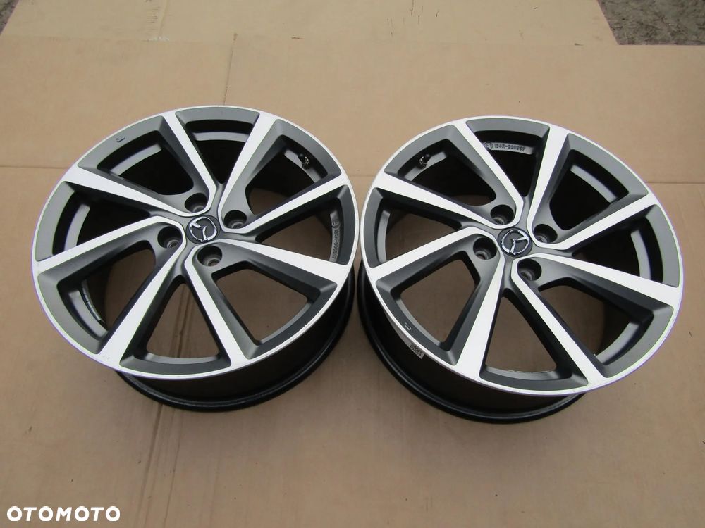 1x Felga Aluminiowa 17 Mazda 2 MX5 7 j 4x100 ET45 Oryginał + czujniki TPMS - 5
