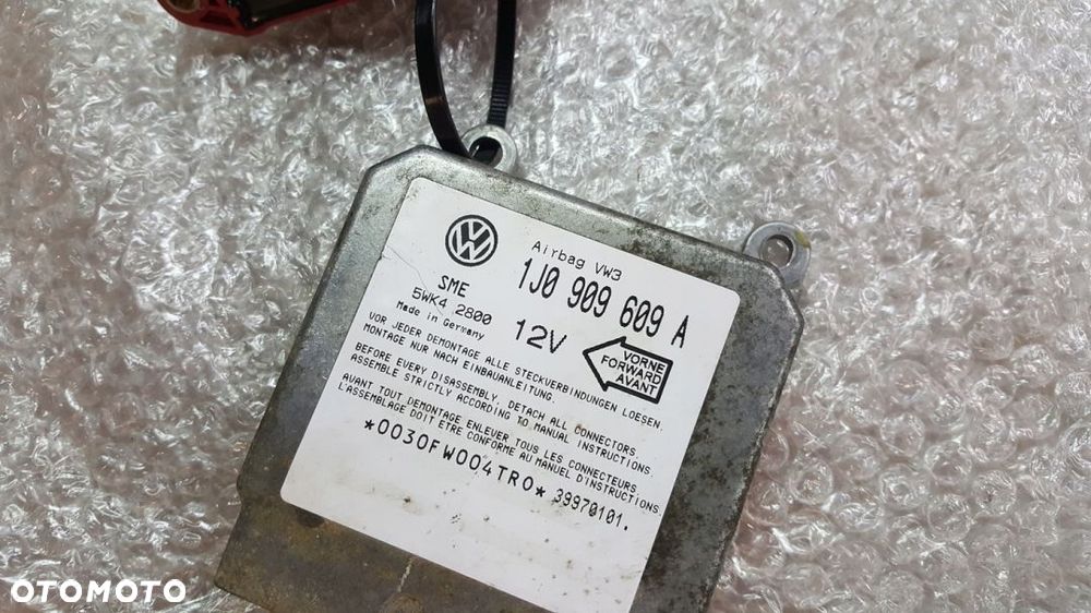 KOMPLET SENSOR AIRBAG 1J0909609A VW GOLF AUDI BORA - 2