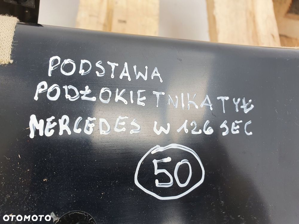 Mercedes W126 C126 SEC COUPE TYLNY PODŁOKIETNIK - 4