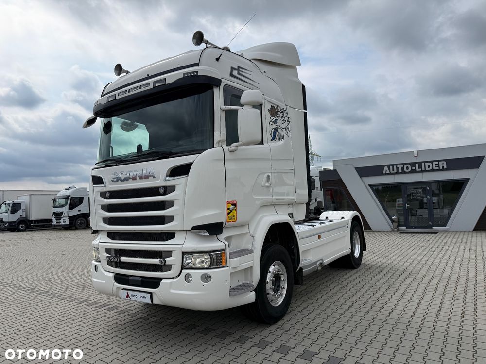 Scania R580 / V8 / PRZÓD TYL PODUSZKA / HYDRAULIKA / Z FRANCJI / STAN BDB / / / - 38