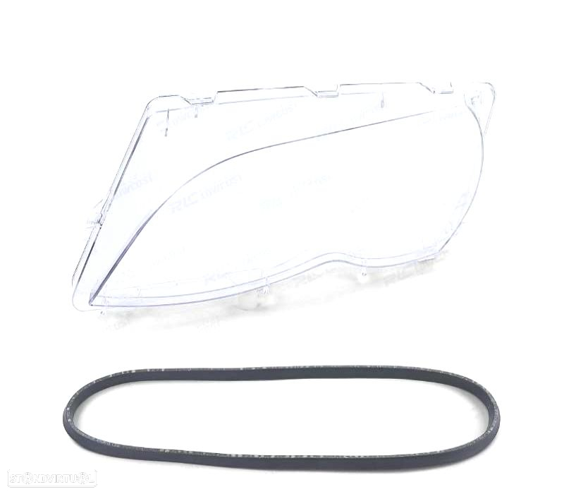 VIDRO FARÓL OPTICA FRONTAL ESQUERDA PARA BMW E46 BERLINA TOURING 01-05 - 3