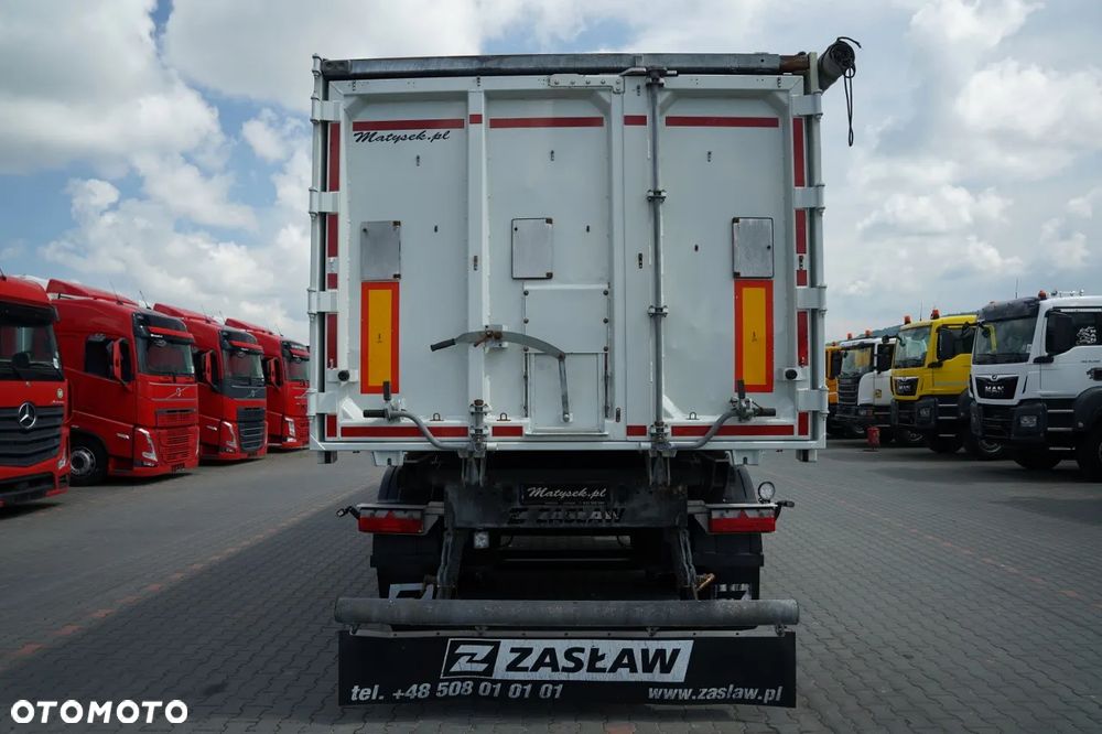 Zaslaw WYWROTKA ALUMINIOWA / 43 m3 /  OŚ PODNOSZONA / OSIE SAF - 12