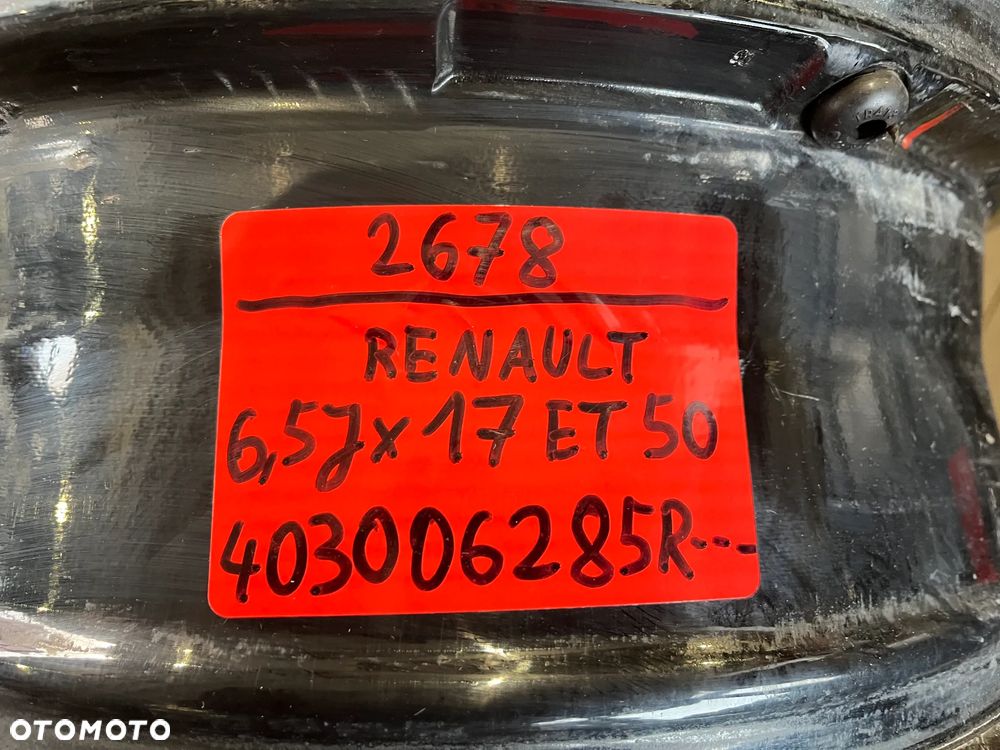 Felga Renault Dacia 6,5 17 ET50 403006285R 1szt. - 4