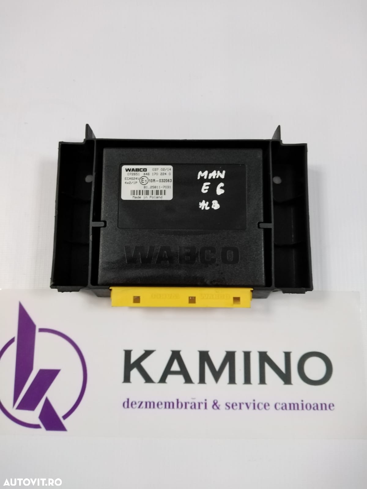 Calculator ECAS 4x2 MAN TGX - 2