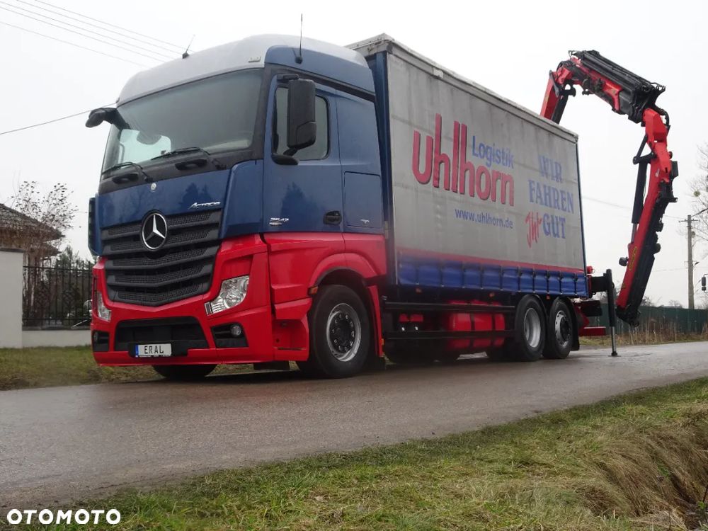Mercedes-Benz Actros 2542 MP4 EURO 6 HDS Palfinger PK 18002 JIB firanka sprowadzony z Niemiec stan idealny zestaw z przyczepa - 12