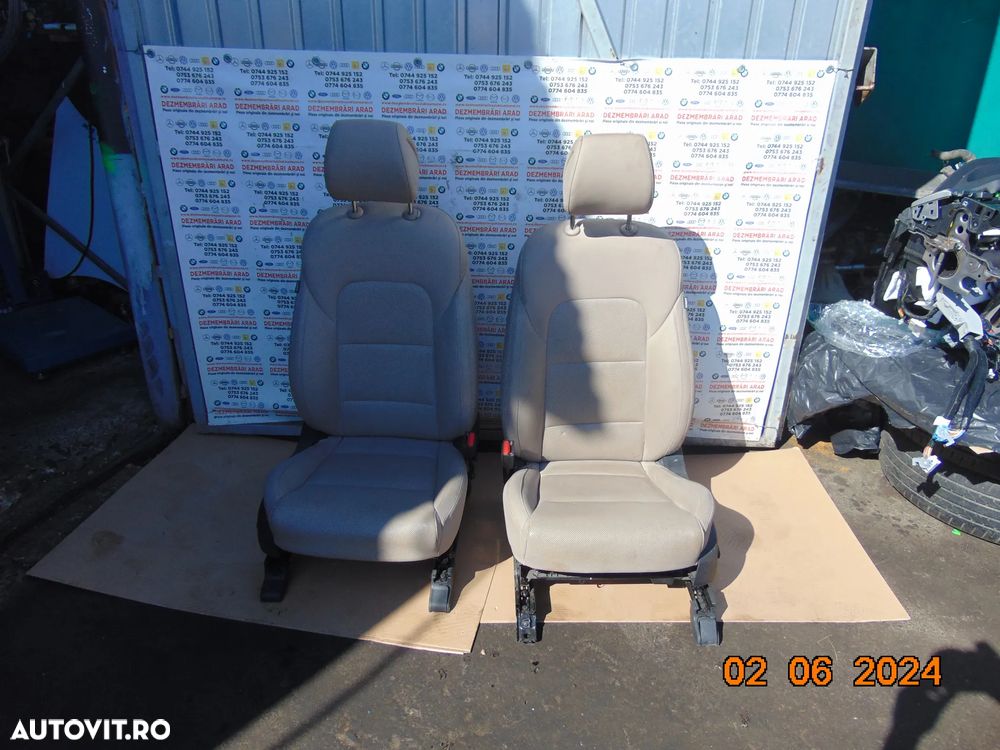 Scaune fata Hyundai Tucson 2015-2020 banchete spate scaune fata interior Tucson piele cu incalzire - 5