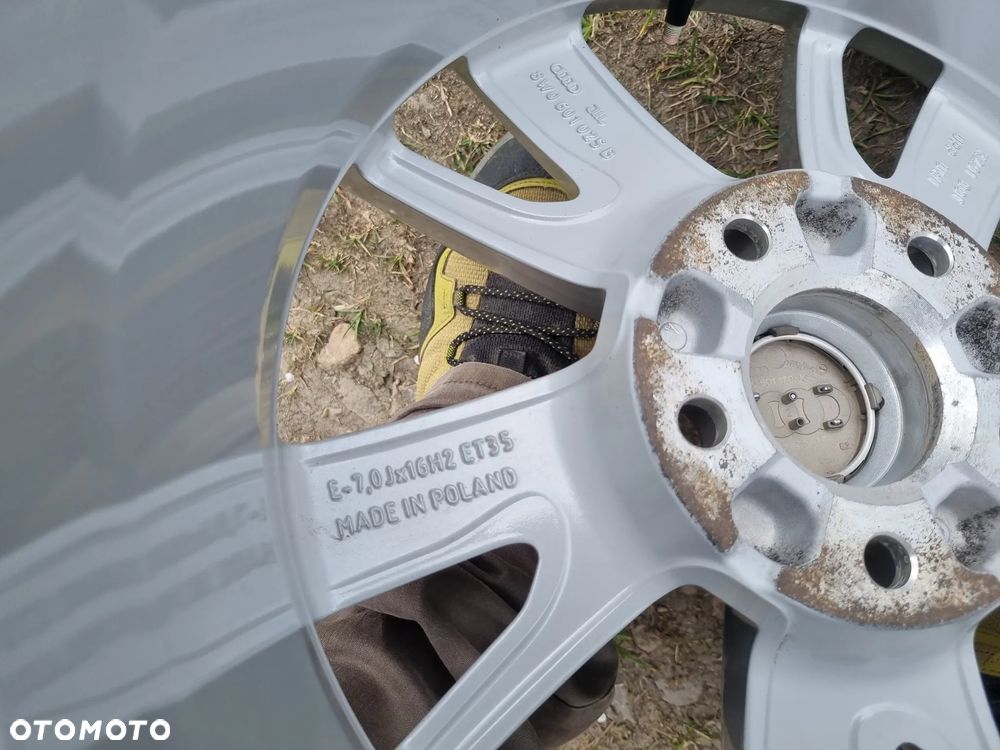 AUDI A4 B8,B9,8W0601025B ,A6 alufelgi 7X16 ET35 5X112 3szt,super stan - 6
