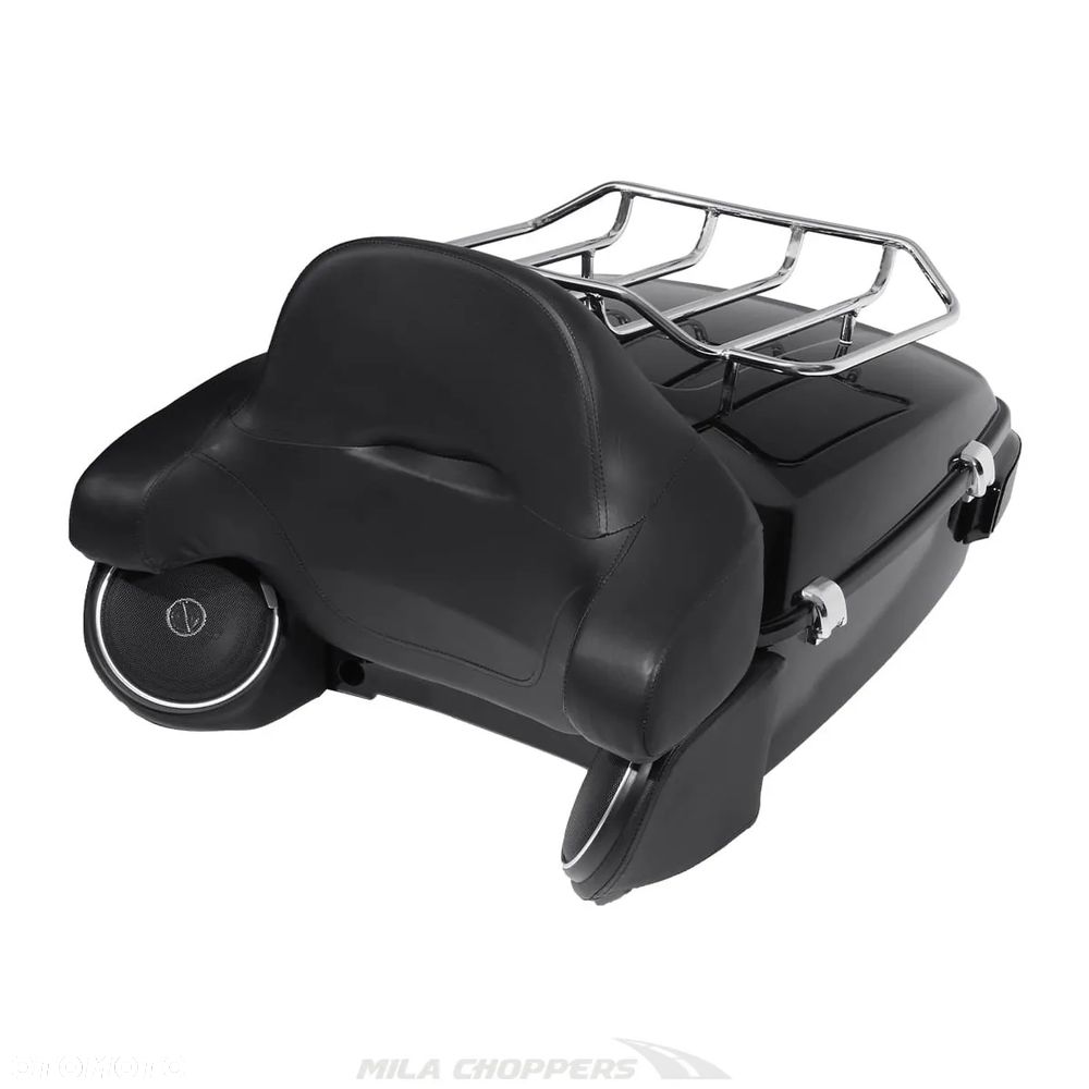 Kufer centralny z lampą tylną i bagażnikiem Harley Davidson Touring 14+ - 5