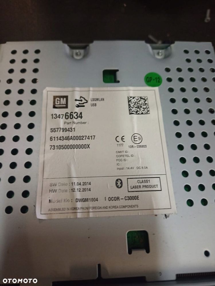 OPEL CORSA E RADIO 13476634 - 2