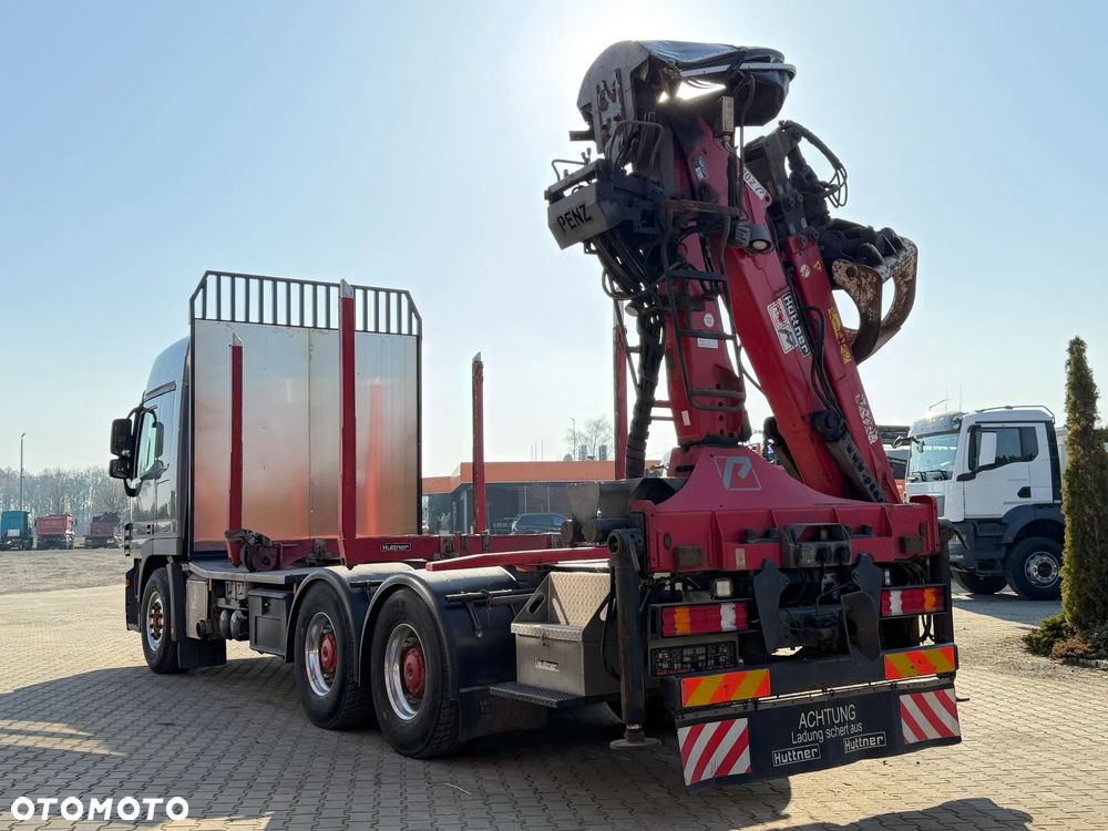 Mercedes-Benz ACTROS 2660 6x4 EURO5 POJAZD DO DREWNA Z HDS PENZ 10Z8 - 6