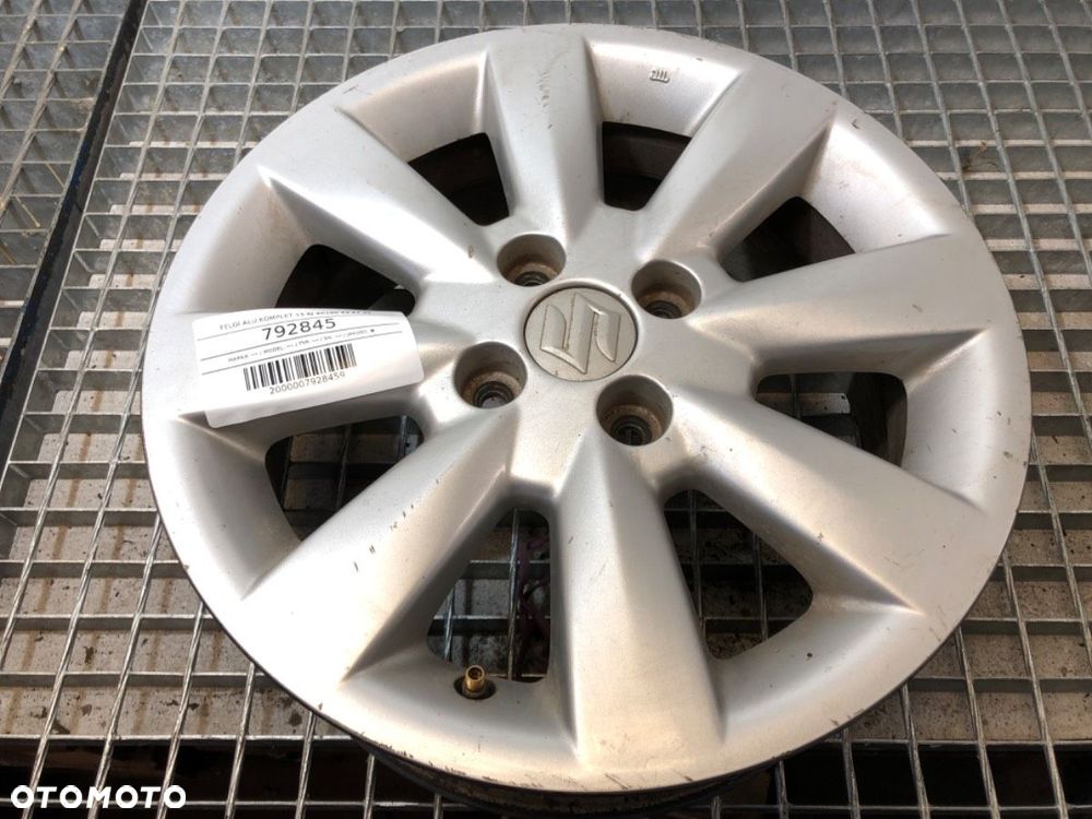 FELGI ALU KOMPLET 15 6J 4X100 53 ET 45  SUZUKI   DH6019 - 8