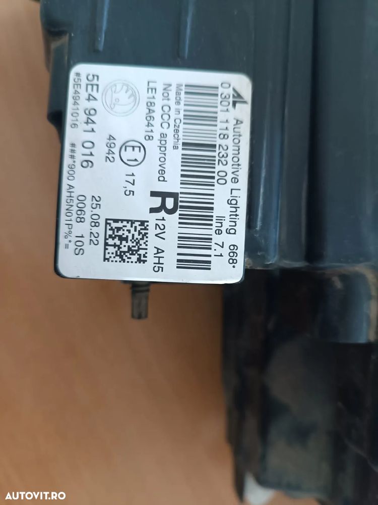 Far dreapta led Skoda Octavia 4 cod 5E4941016 - 4
