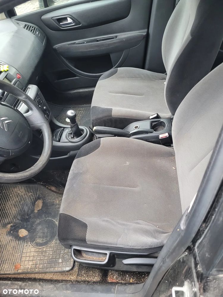 citroen c4 fotel kanapa deska kokpit podsufitka boczek podłokietnik licznik panel szyb stacyjka zestaw startowy - 2