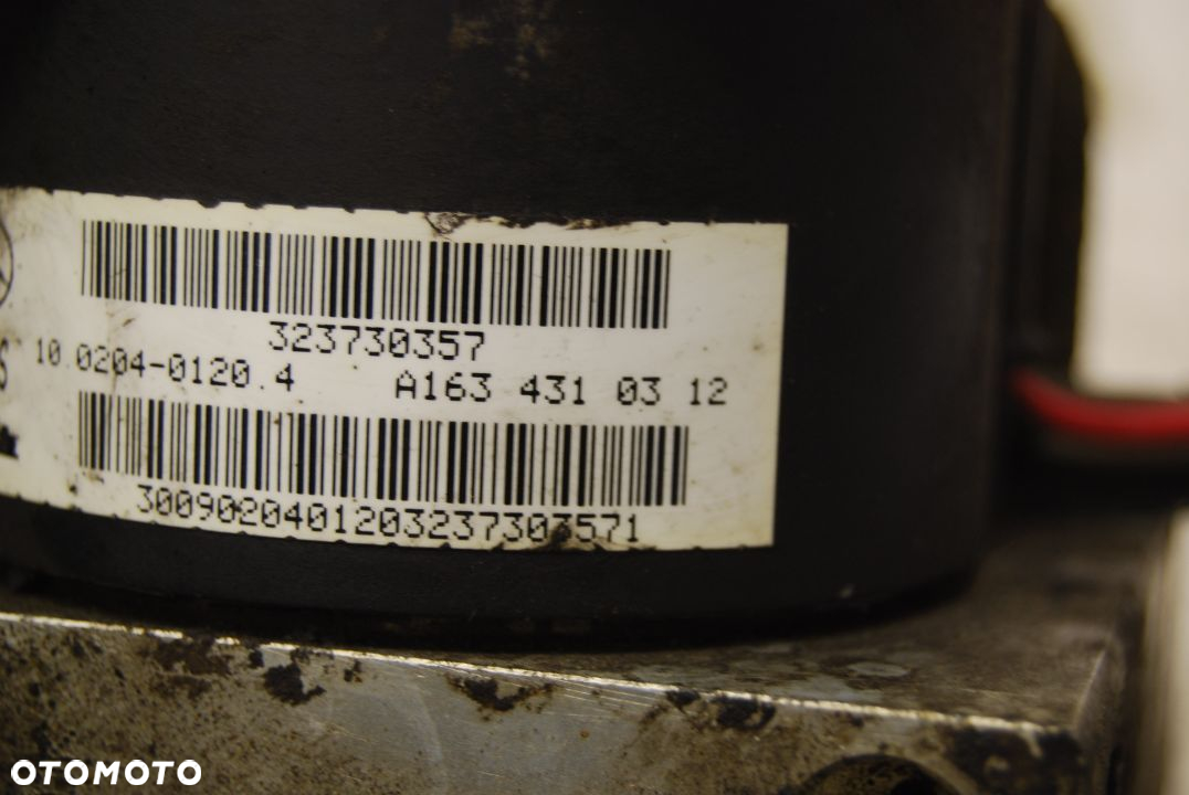 POMPA ABS + STEROWNIK A1634310312 MERCEDES ML W163 3.2 - 6