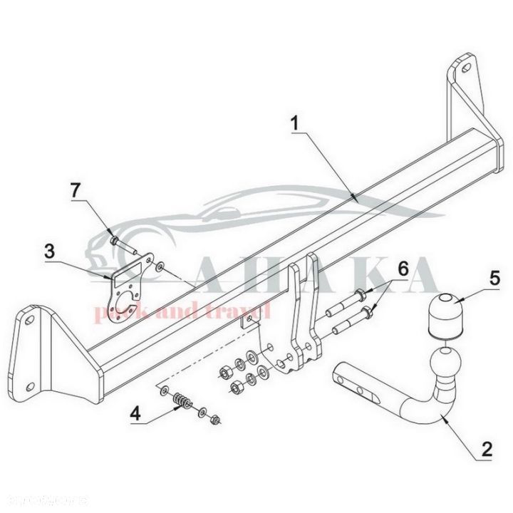 Hak Holowniczy Odkręcany Do Bmw X1 F48 Od 2015 - 2