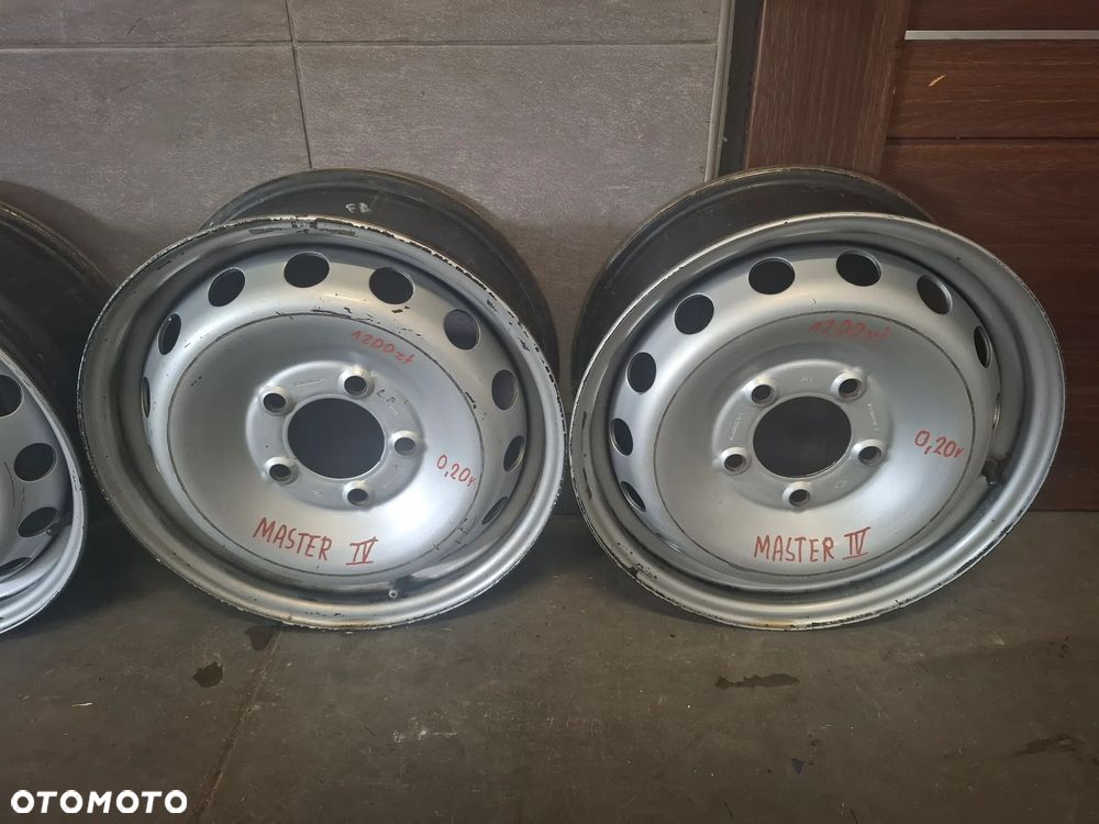 Felgi stalowe Renault Master III IV komplet  16 cali 5x130 6,5J ET50 2020 Rok nr 403000037R - 3