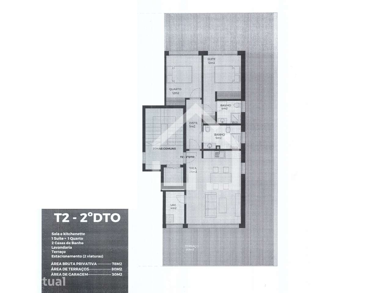 T2 com Terraço NOVO - Argoncilhe - Grande imagem: 4/12
