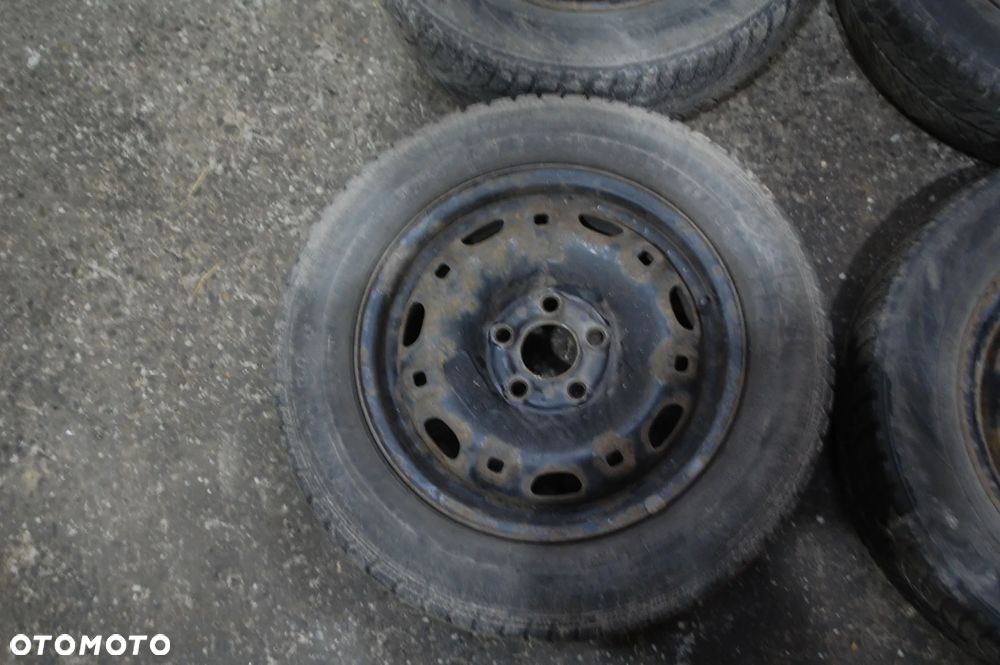 KOŁA FELGI STALOWE + OPONY ZIMOWE 6Q0601027R 5X100 ET35 5J 165/70R14 VW POLO IV SKODA AUDI SEAT - 2