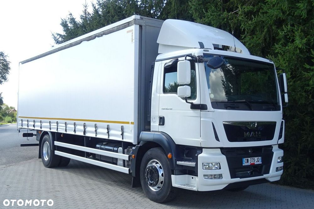 MAN TGM 18.290 Euro 6 kontener firanka 20 pal Sprowadzony klima - 3