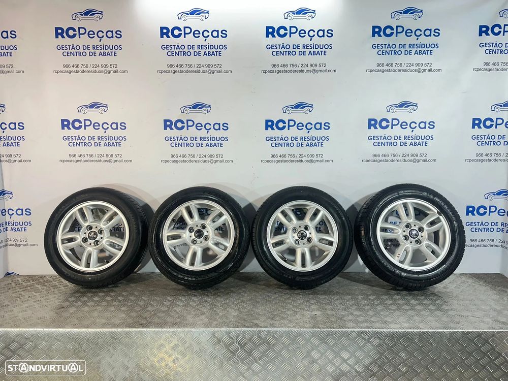 .Conjunto Jantes 15 Originais Mini Cooper One S D JCW 6791930 5.5J ET45 4x100 - 5