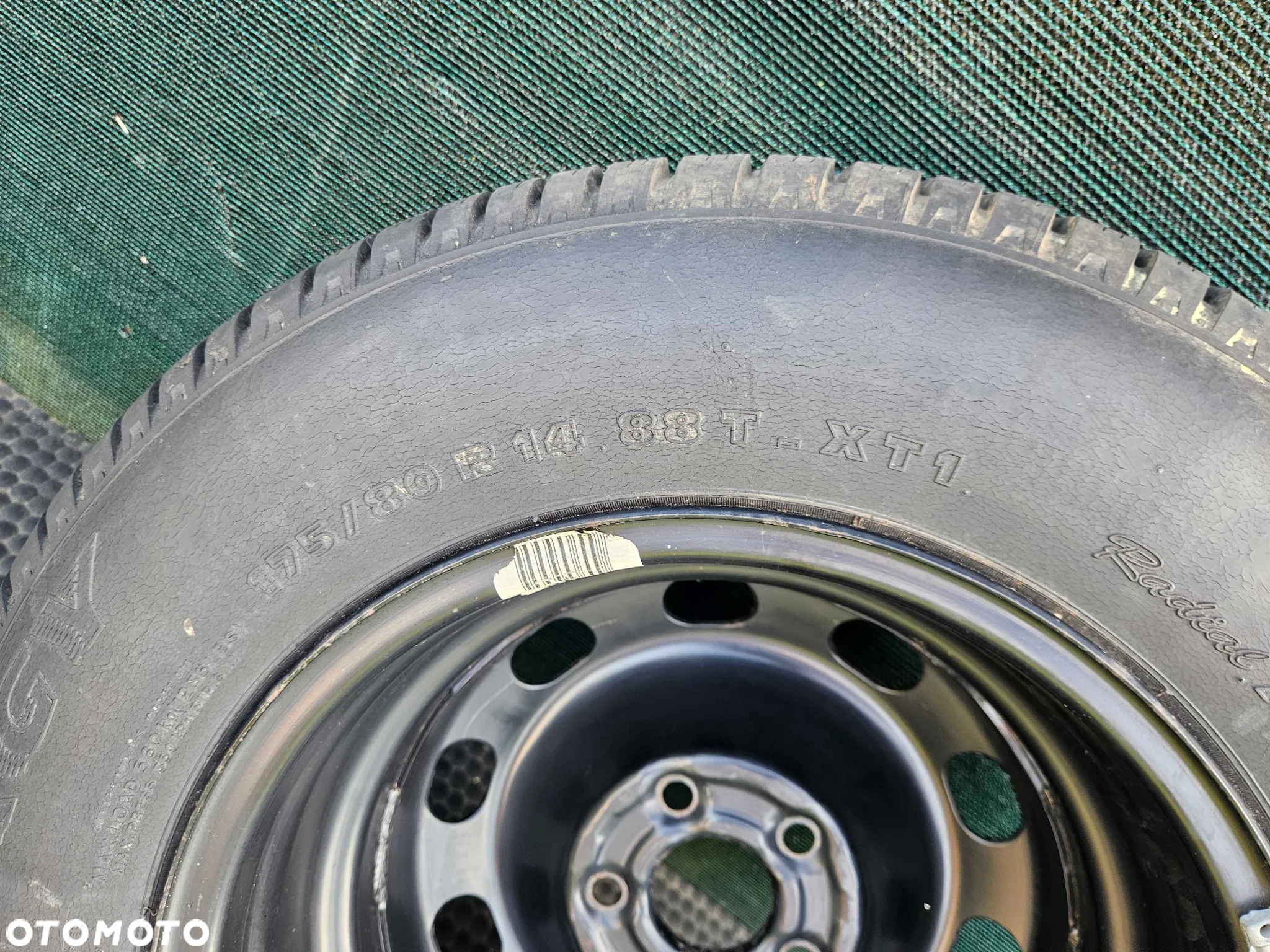 Kolo 1J0601027J Felga Blaszak Zapasowe R14 5x100 6J ET38 Stalowe Opona Letnia 175/80 VW Golf IV 4 Audi Skoda Seat - 31