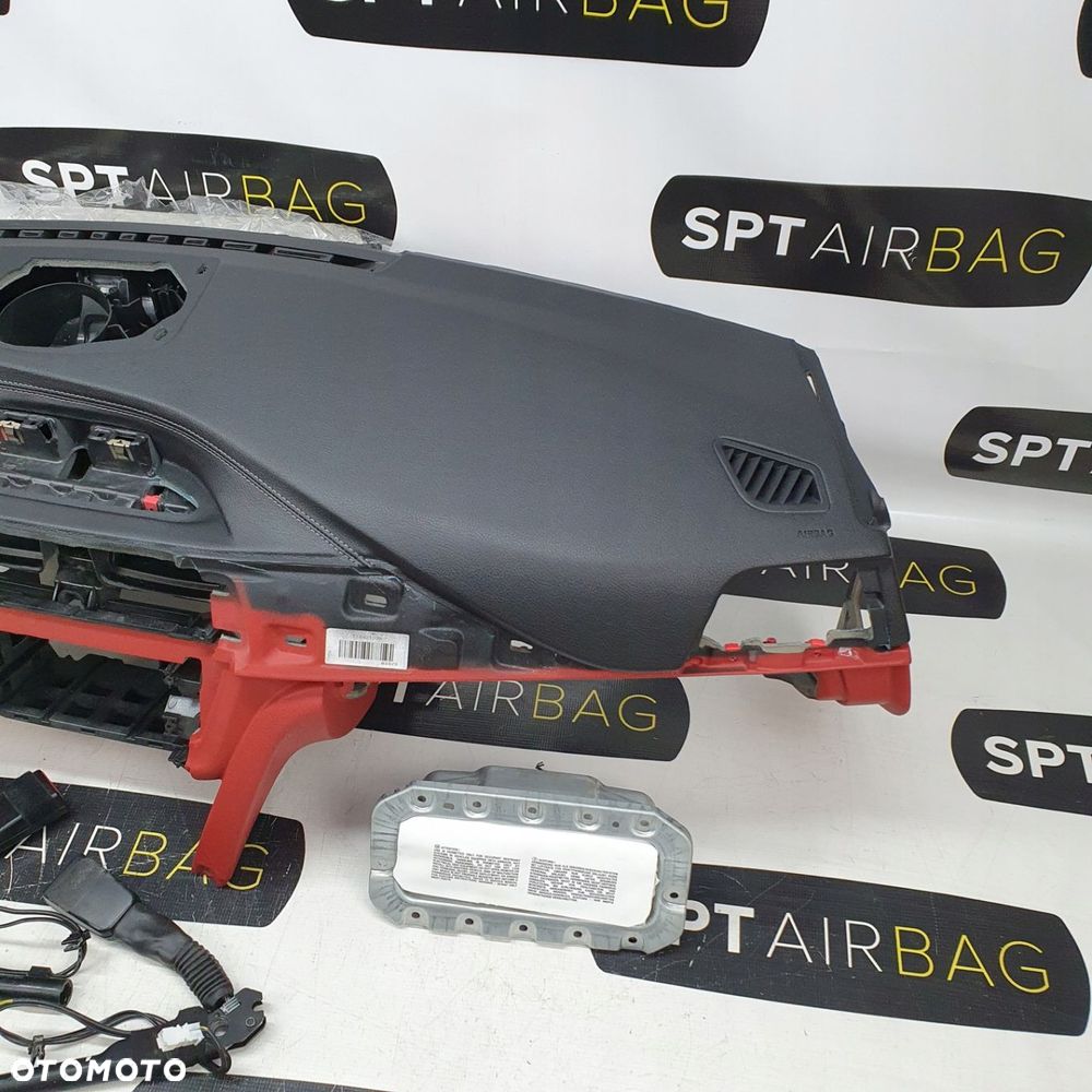 BMW SERIA 3 F30 F31 F34 DESKA ROZDZIELCZA KONSOLA KOKPIT PULPIT PODUSZKI AIRBAG AIR BAG PASY KIT SET - 4