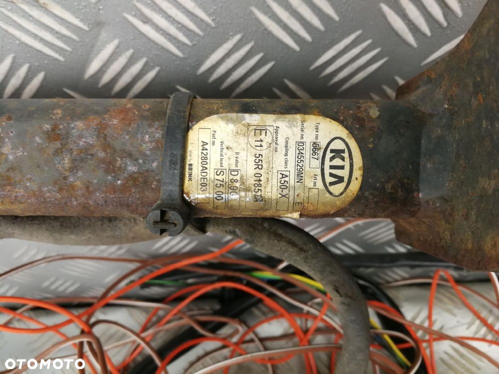 hak holowniczy kula belka wiązka moduł haka KIA CARENS IV 4 2013-2019 - 7