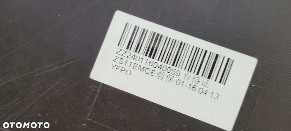 ZDERZAK PRZÓD PRZEDNI MG ZS EV LIFT 2021- P11010248 P11010246 NOWY - 7