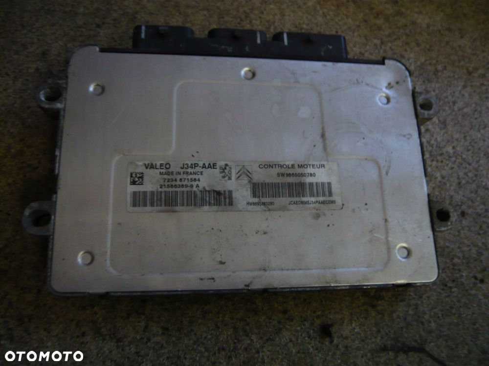 komputer sterownik silnika j34p-aae peugeot 206 - 1