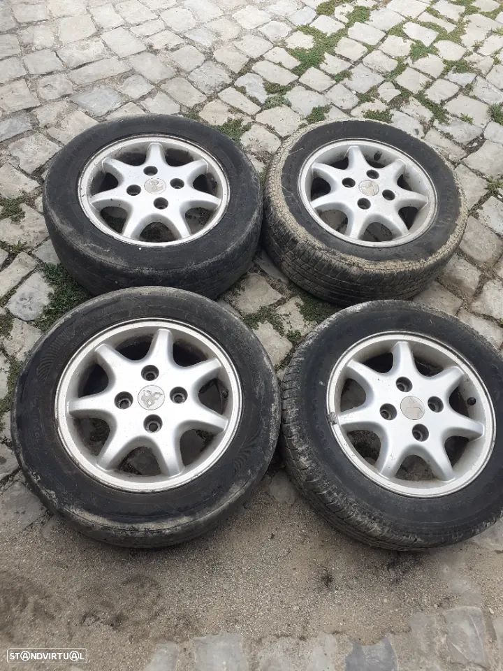 Conjunto jantes 14 mitsubishi carisma ano 2001 - 1