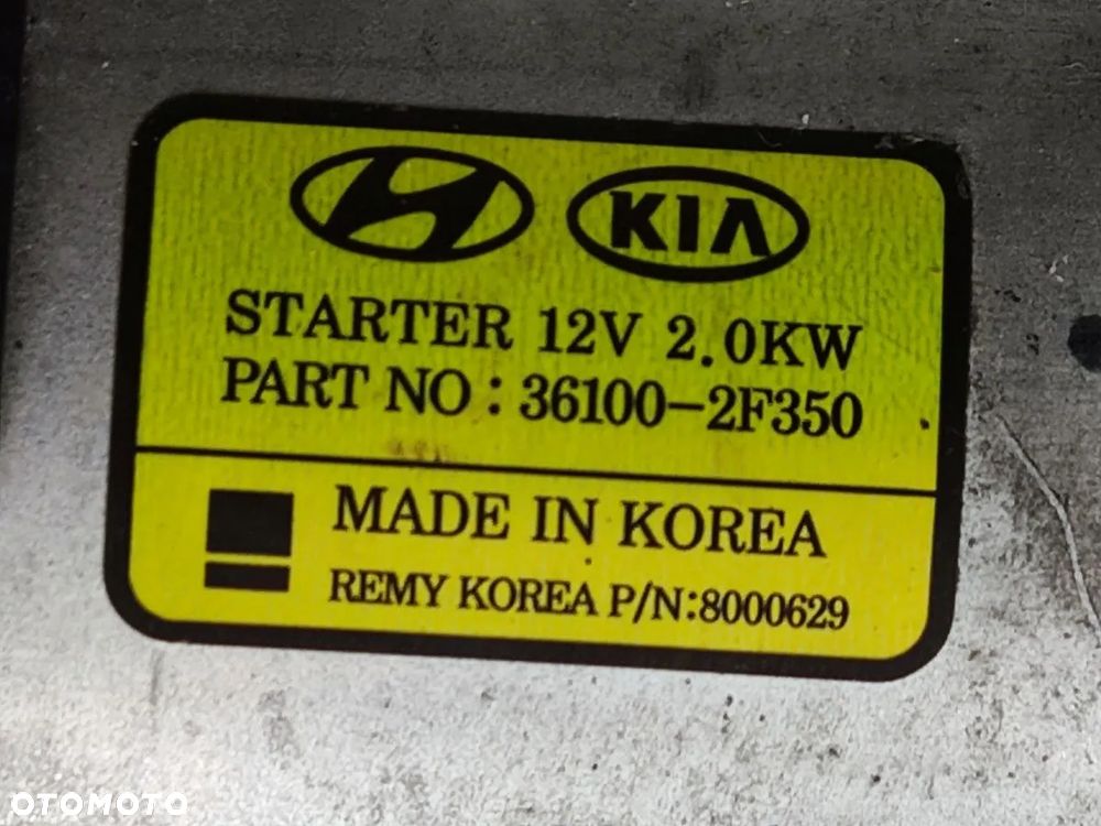 KIA SORENTO 2.2 CRDI 18-20r Rozrusznik - 5